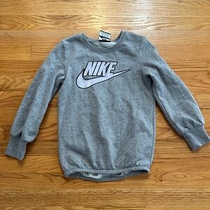Nike Heather Gray Pullover Size L!